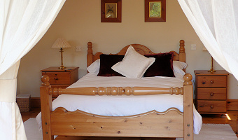 Double Bedroom at Dan Castell Holiday Cottage