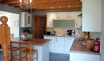 The Kitchen at Dan Castell Holiday Cottage